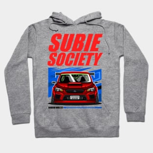 SUBARU WRX STI -RED Hoodie